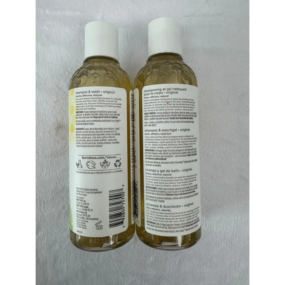 Burt's Bees Baby Shampoo and Wash Original Scent